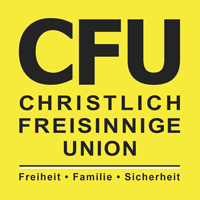 Logo CFU - Christlich Freisinnige Union - für Freiheit, Familie und Sicherheit
